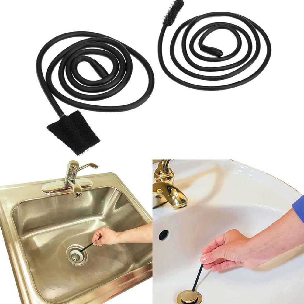 Flexible Stick Drain Unclog Tool bathroom cleaning kitchen