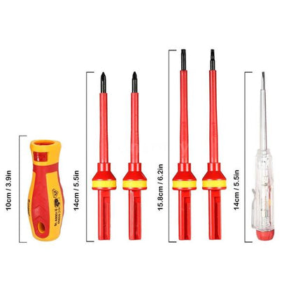 13-Piece: 1000V Changeable Insulated Screwdrivers Set Home Improvement refund_fee:1800