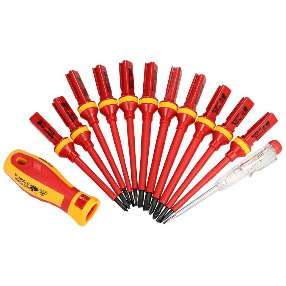 13-Piece: 1000V Changeable Insulated Screwdrivers Set Home Improvement refund_fee:1800