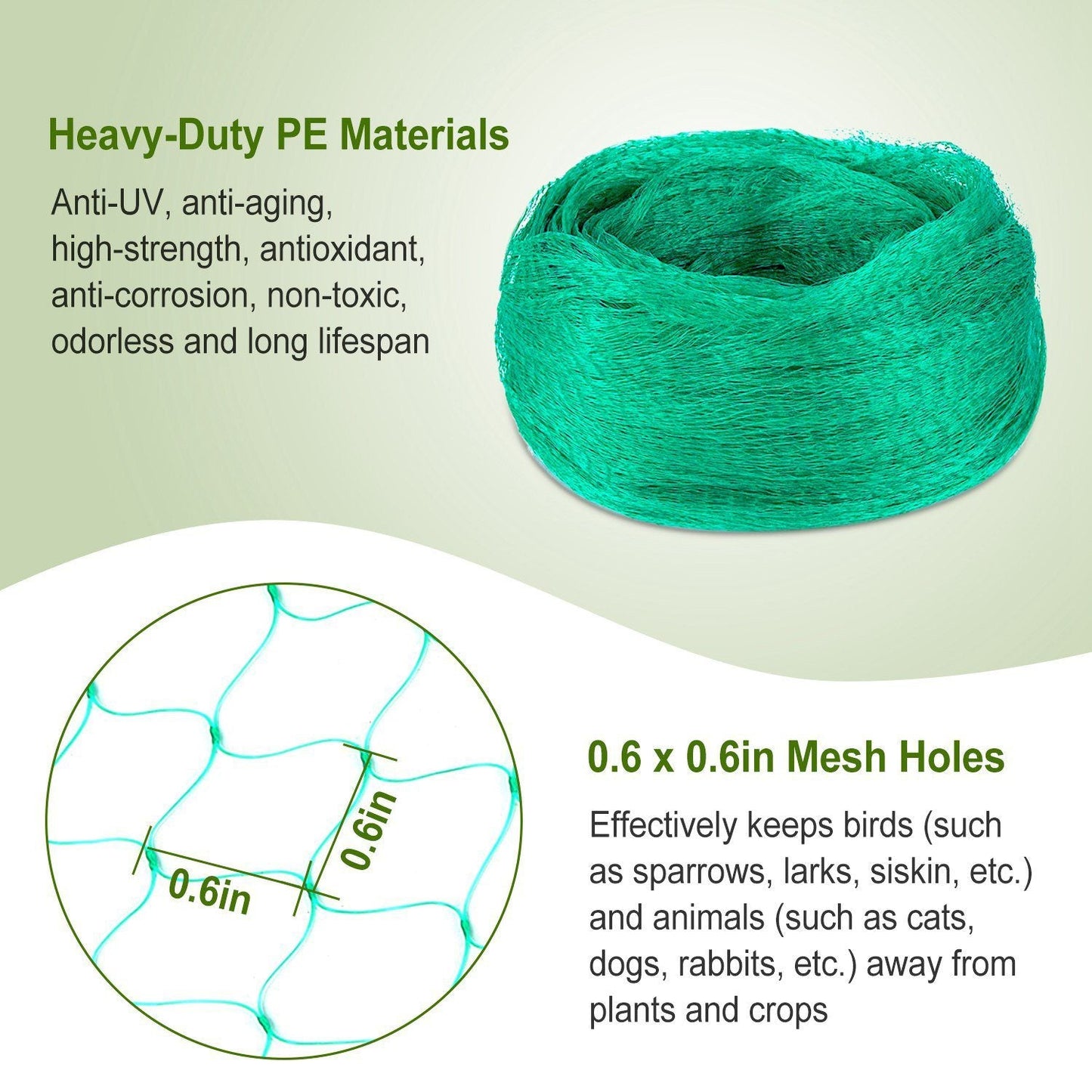 13 x 33 Ft. Garden Net Garden & Patio refund_fee:800