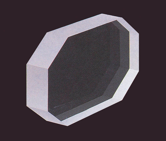 Octagon Paper Weight (Frost Edges)