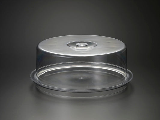 11 1/2 Inch Round Tray W/ Cover (Set)