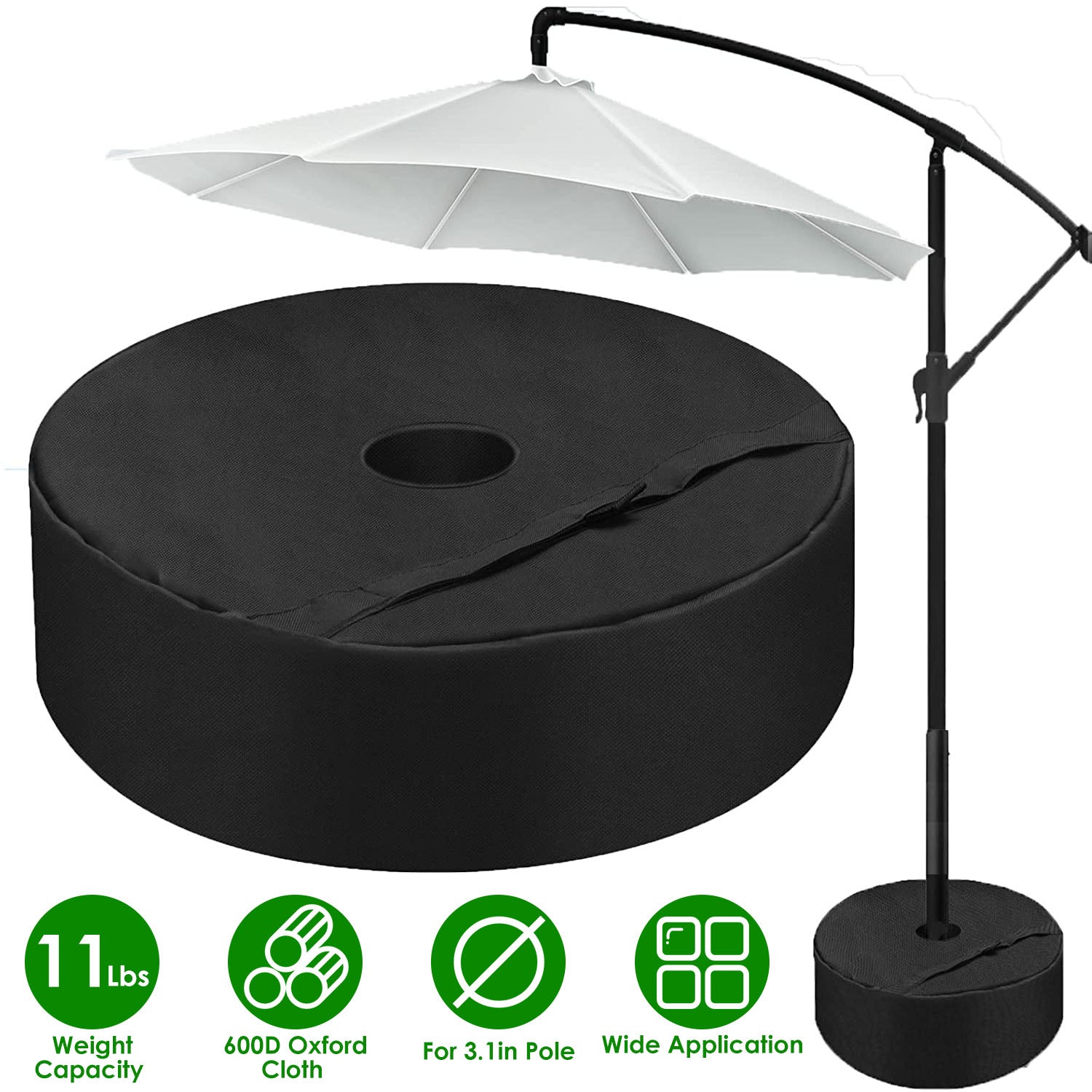 15” Patio Umbrella Base Weight Bag __stock:50 Garden & Patio refund_fee:1200