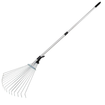 15-Teeth Expanding Stainless Steel Rake __stock:100 Garden & Patio Low stock refund_fee:1200