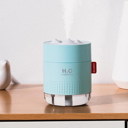 Mist Humidifier with Night Light blue Bedding smart home