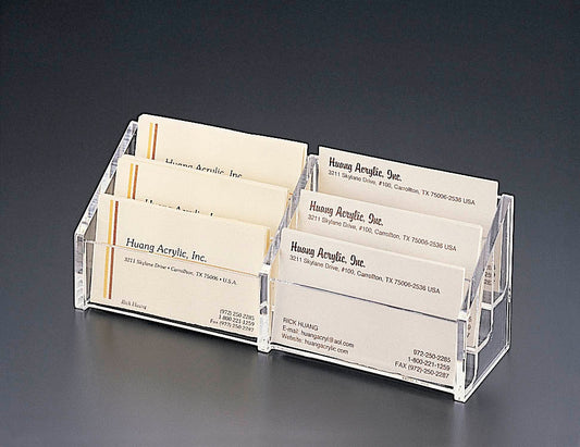 6-Compartment Business Cards Stand