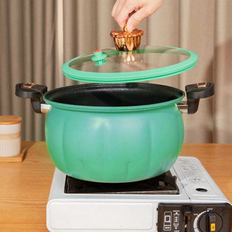 Multifunctional Plumpy Non-stick Micro Pressure Pot Green Style A Kitchen & Dining