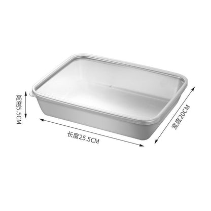 🔥Buy 1 Get 1 Free🔥Stainless Steel Square Plate Buy 1 Get 1 Free（2PCS） Large (25*20*5.5cm) Kitchen & Dining