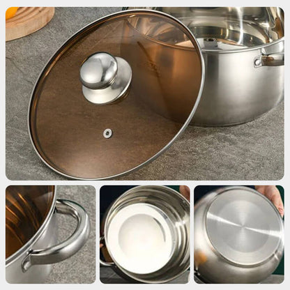 Small stainless steel boiler pot Kitchen & Dining