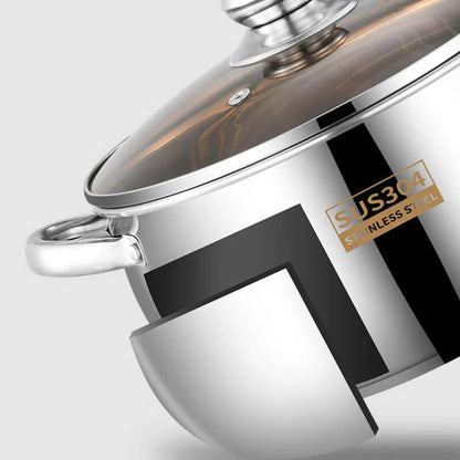 Small stainless steel boiler pot Kitchen & Dining