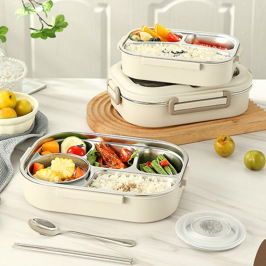 Microwaveable Stainless Steel Insulated Bento Box Kitchen & Dining