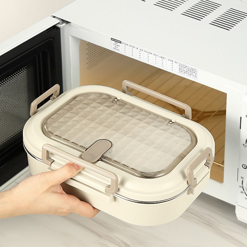 Microwaveable Stainless Steel Insulated Bento Box Kitchen & Dining