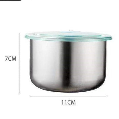 304 Stainless Steel Sealed Fresh Storage Box Kitchen & Dining