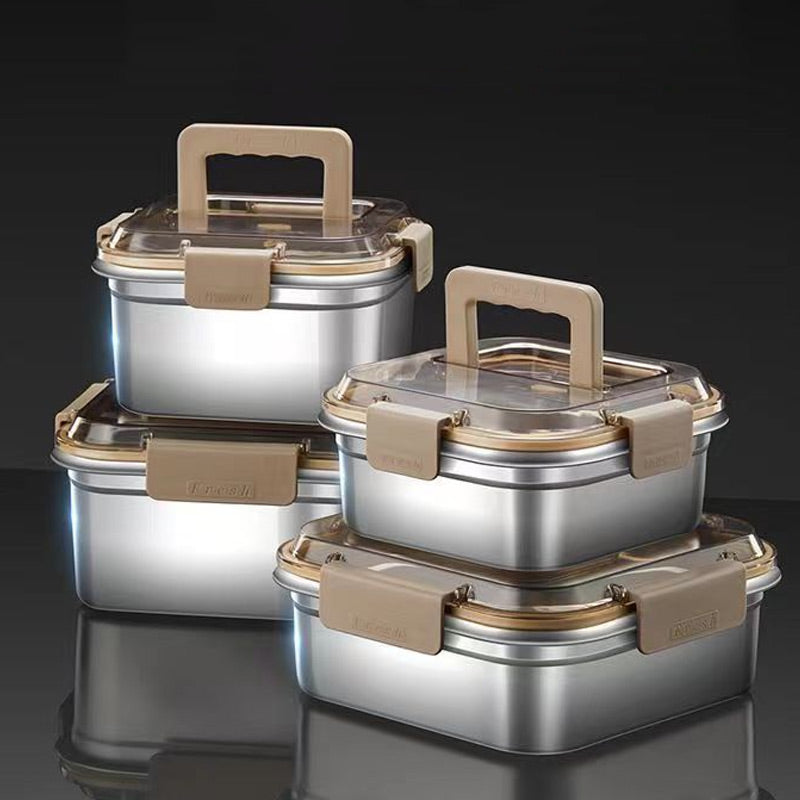 304 Stainless Steel Food Storage Containers with Lids Kitchen & Dining