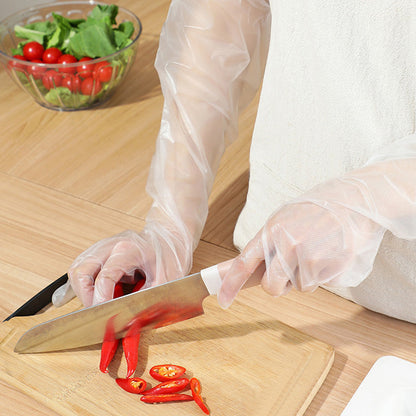 Disposable Long-Sleeved Gloves Kitchen & Dining