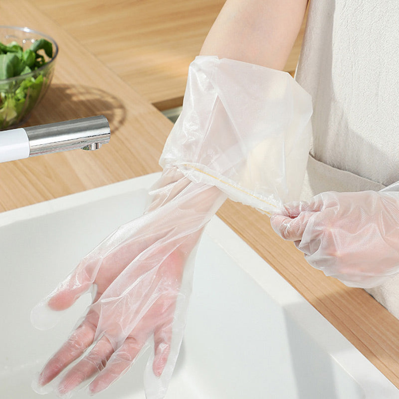 Disposable Long-Sleeved Gloves Kitchen & Dining