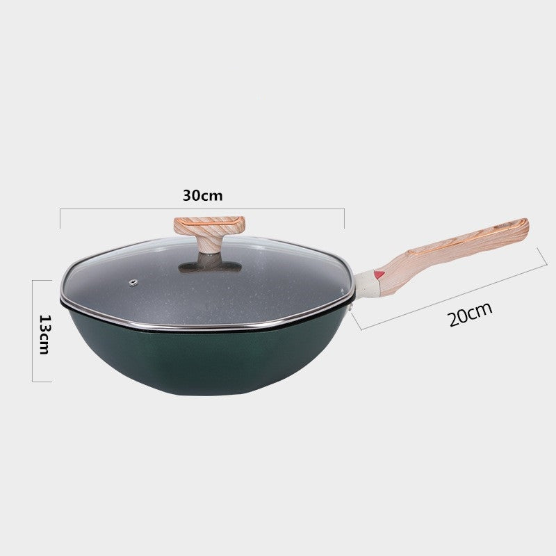 Octagonal Non-Stick Pan Dark Green 3.6kg/7.94lb Kitchen & Dining