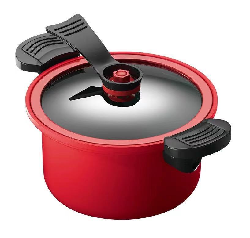 Micro Pressure Crock Pot Red(3.5L) Kitchen & Dining