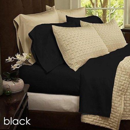 1800 Series Sheets Super-Soft Bamboo Fiber - Assorted Sizes California King Black __label2:BOGO 30% OFF __stock:300 Bedding PriceCheck refund_fee:800