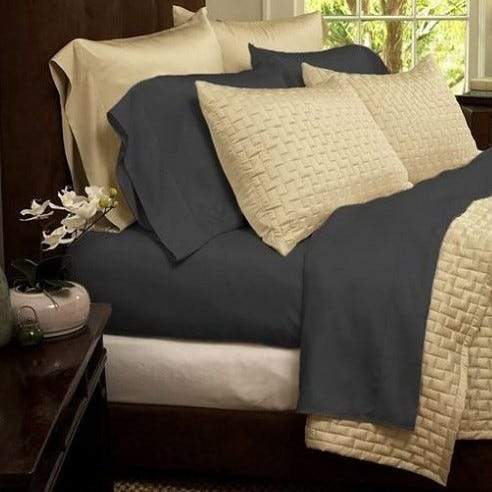 1800 Series Sheets Super-Soft Bamboo Fiber - Assorted Sizes Gray __label2:BOGO 30% OFF __stock:300 Bedding PriceCheck refund_fee:800