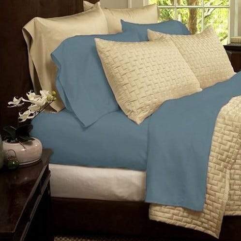 1800 Series Sheets Super-Soft Bamboo Fiber - Assorted Sizes Light Blue __label2:BOGO 30% OFF __stock:300 Bedding PriceCheck refund_fee:800