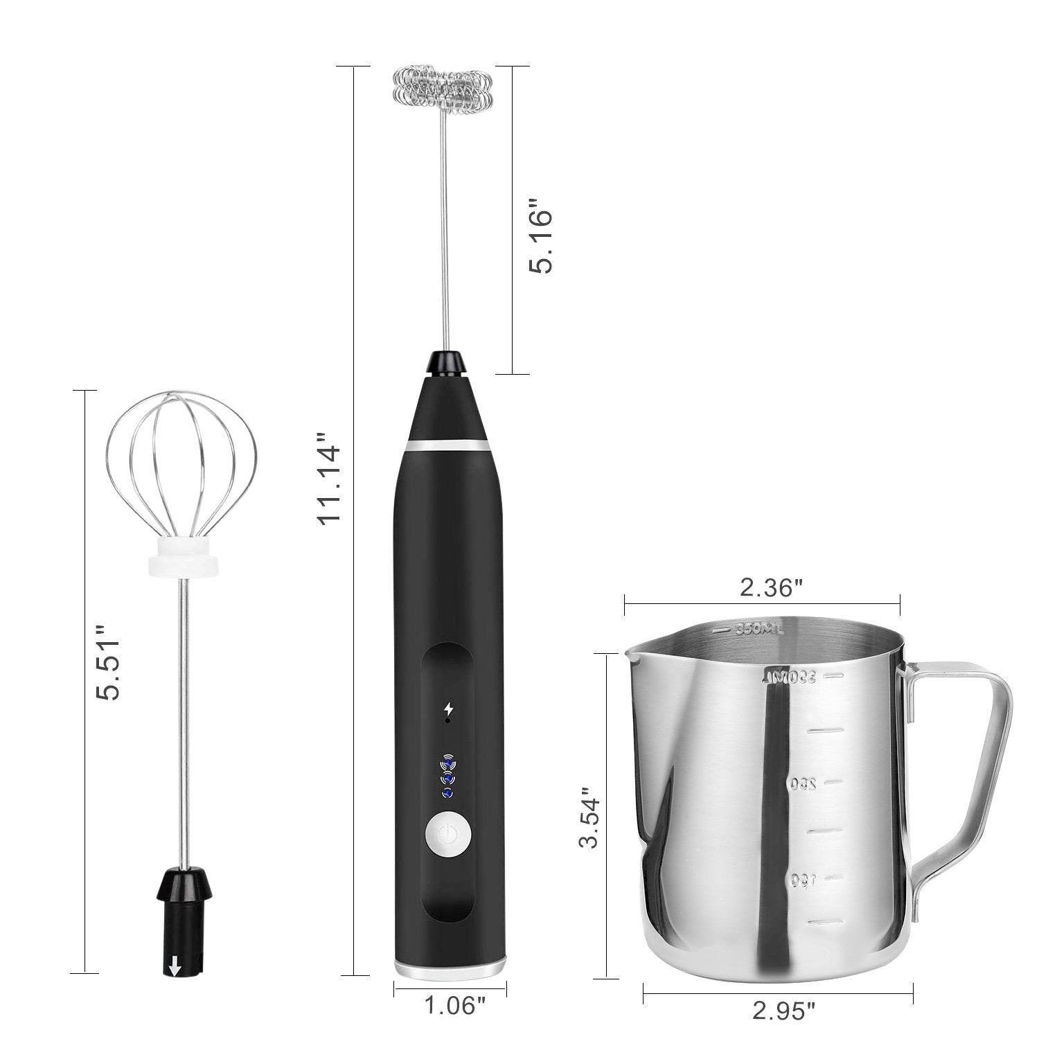 19-Pack: USB Electric Milk Coffee Frother Pitcher Set __stock:50 Kitchen & Dining Low stock refund_fee:1200 Warranty