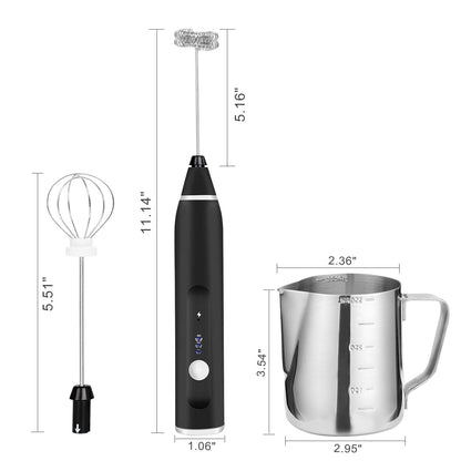 19-Pack: USB Electric Milk Coffee Frother Pitcher Set __stock:50 Kitchen & Dining Low stock refund_fee:1200 Warranty