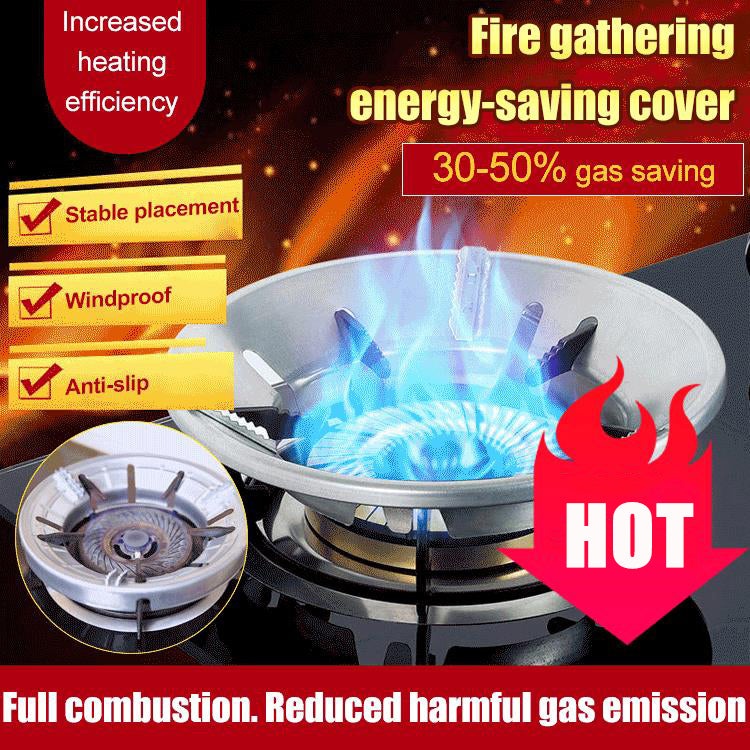 🔥Hot Sale 28.99🔥Home Gas Stove Fire Gathering Energy-saving Cover Kitchen & Dining