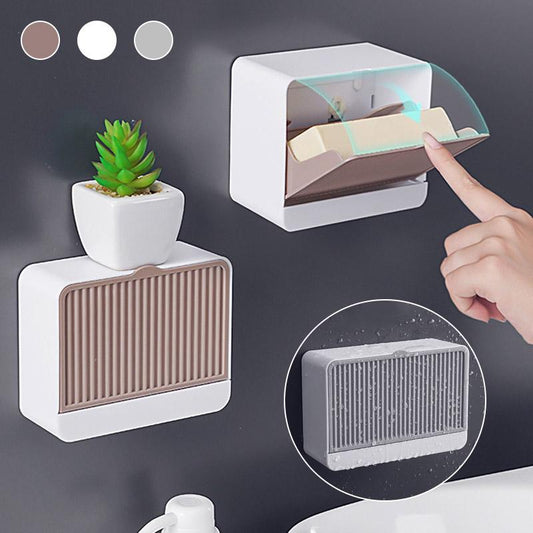 Soap Holder with Cover bathroom