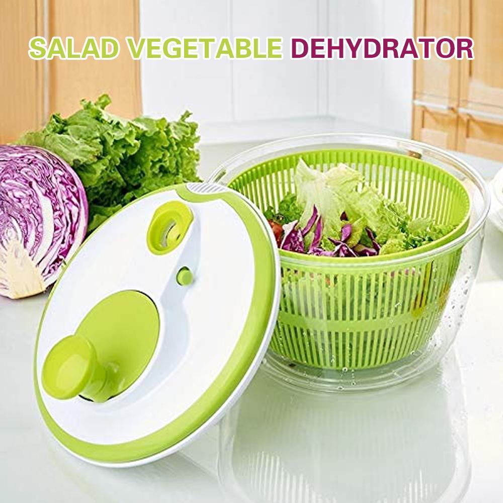 Household Salad Dehydrator Manual Vegetable Washing Machine kitchen Kitchen & Dining