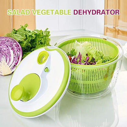 Household Salad Dehydrator Manual Vegetable Washing Machine kitchen Kitchen & Dining