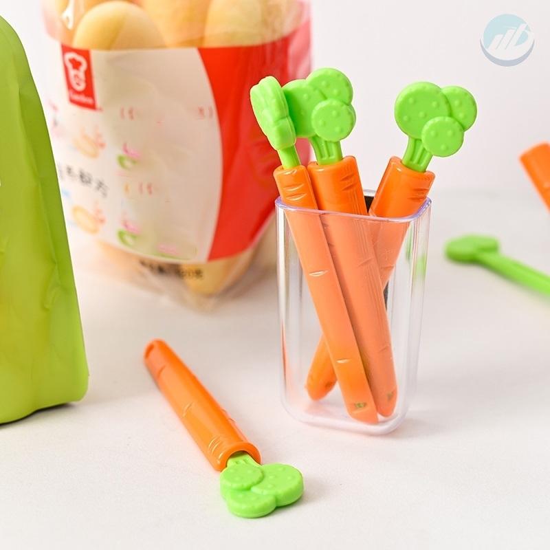 Carrot Food bag sealing clip, 5 PCs kitchen Kitchen & Dining storage