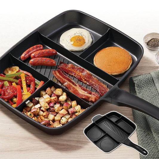 Non-Stick Divided Meal Skillet kitchen Kitchen & Dining