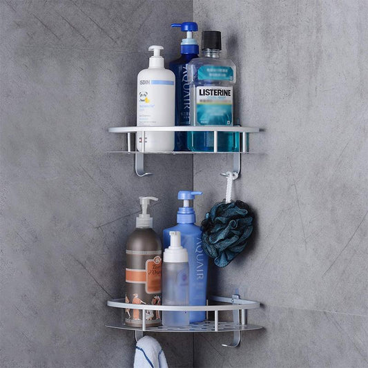 Bathroom Shower Shelf with Hooks bathroom