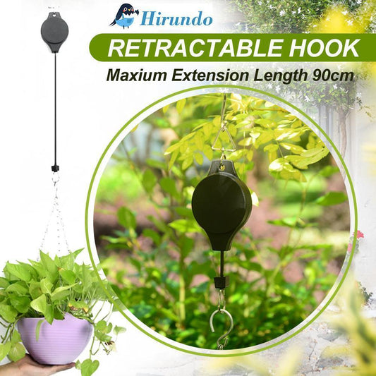 Retractable Hook For Garden Baskets Pots, Birds Feeder decoration Garden & Patio