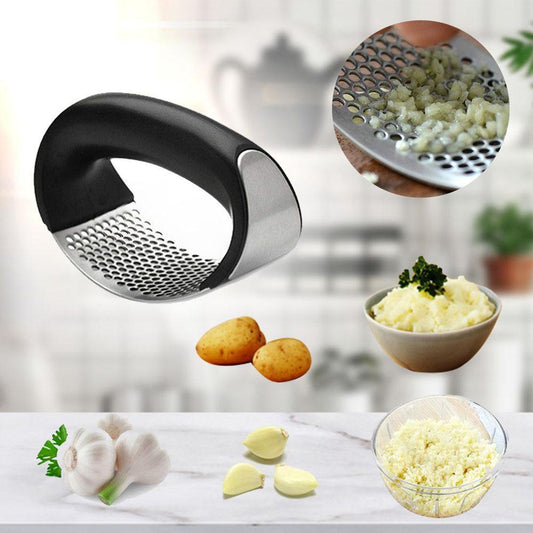 Premium Stainless Steel Garlic Press, Garlic Press Cooking Tool kitchen Kitchen & Dining