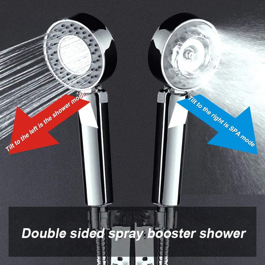 Double Sided High Pressure Shower Head bathroom