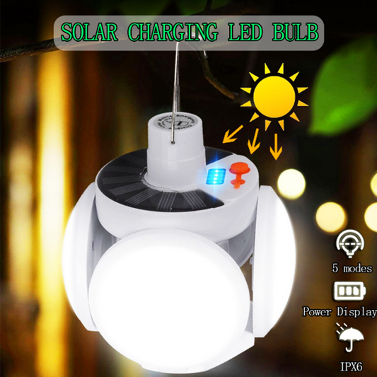 LED Solar Folding Football Light decoration Garden & Patio