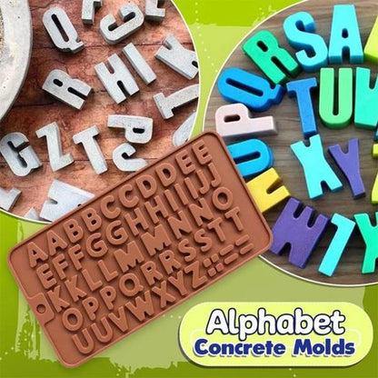 Concrete Alphabet Mold kitchen Kitchen & Dining