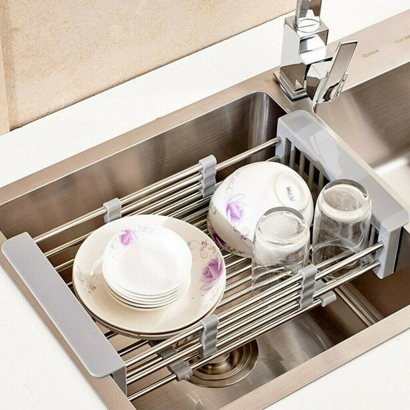 Kitchen Retractable Drainer Rack kitchen Kitchen & Dining