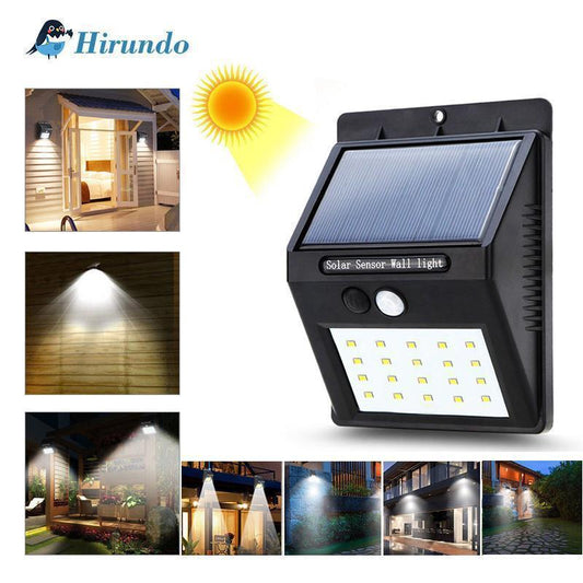 Hirundo 20 LED Solar Lamps Outdoor Garden & Patio smart home