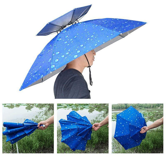 Head-Mounted Umbrella Hats gadgets Garden & Patio