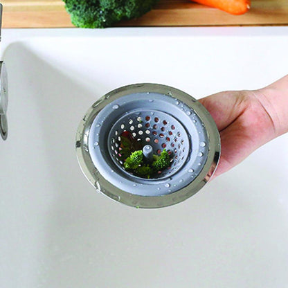 2-in-1 Clog-Free Multi-Purpose Silicone Kitchen Sink Strainer And Stopper __stock:200 Kitchen & Dining refund_fee:800