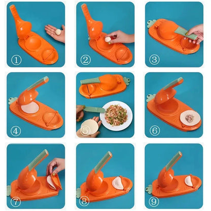 2-in-1 Dumpling Skin Artifact DIY Dumpling Maker __stock:200 Kitchen & Dining refund_fee:800