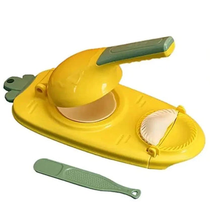 2-in-1 Dumpling Skin Artifact DIY Dumpling Maker Yellow __stock:200 Kitchen & Dining refund_fee:800