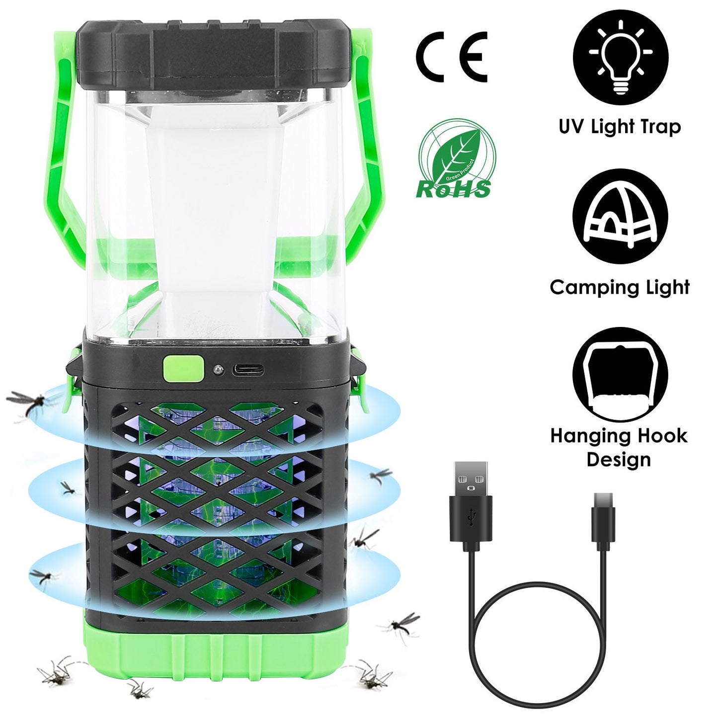 2-in-1 Electric Mosquito Killer Lamp Fly Bug Zapper __stock:50 Low stock Pest Control refund_fee:1200 Warranty