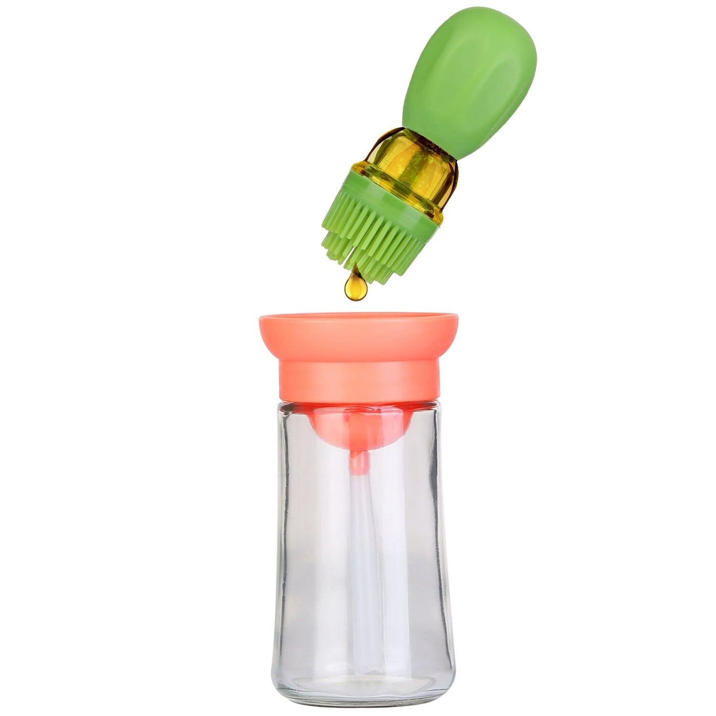 2-in-1 Glass Olive Oil Dispenser with Silicone Dropper __stock:50 Kitchen & Dining Low stock refund_fee:800 show-color-swatches