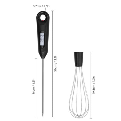 2-in-1 Instant Read Food Thermometer and Egg Whisk Kitchen & Dining refund_fee:1200