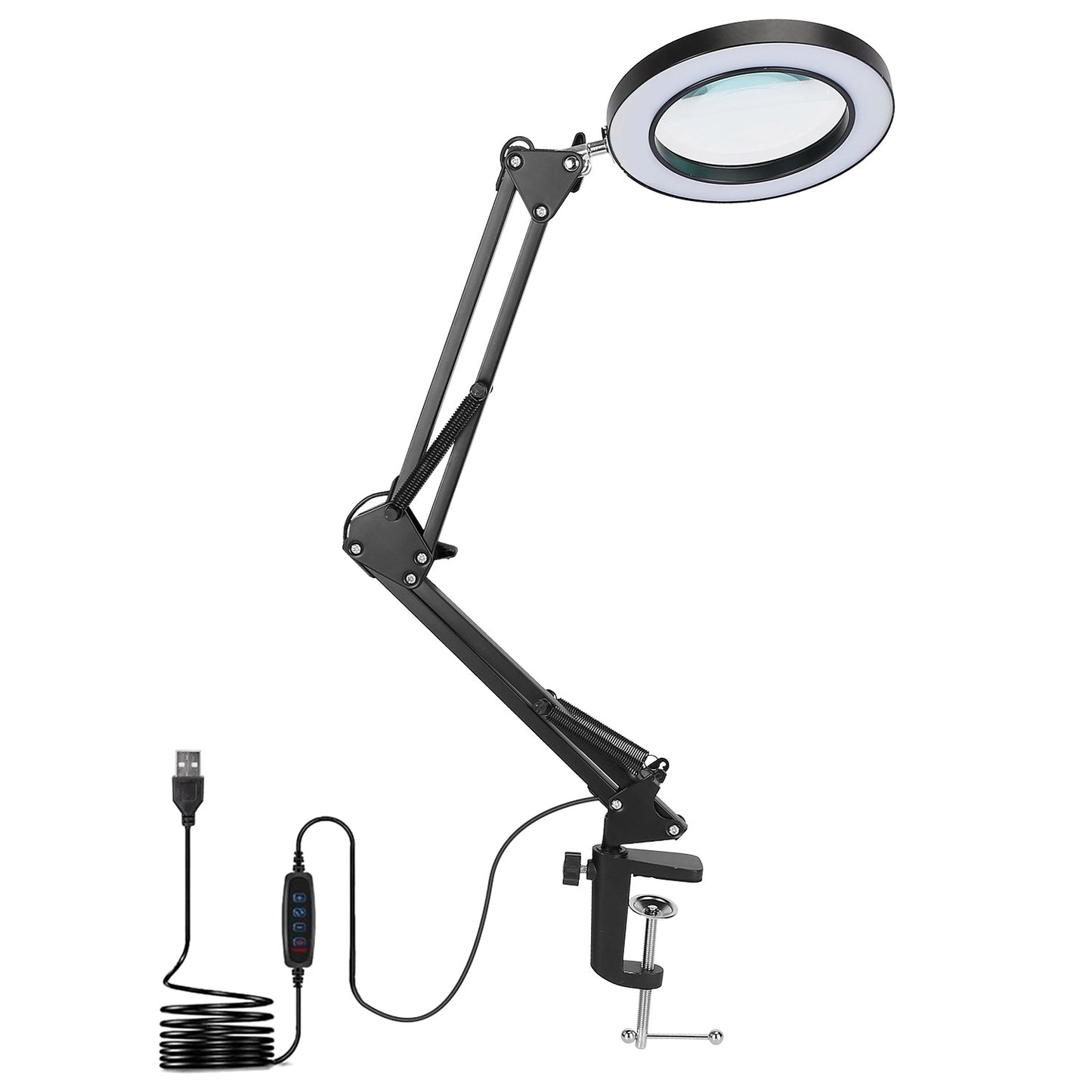 2-in-1 LED Magnifier Desk Lamp with 8x Magnifying Glass __stock:100 Indoor Lighting refund_fee:1200 Warranty