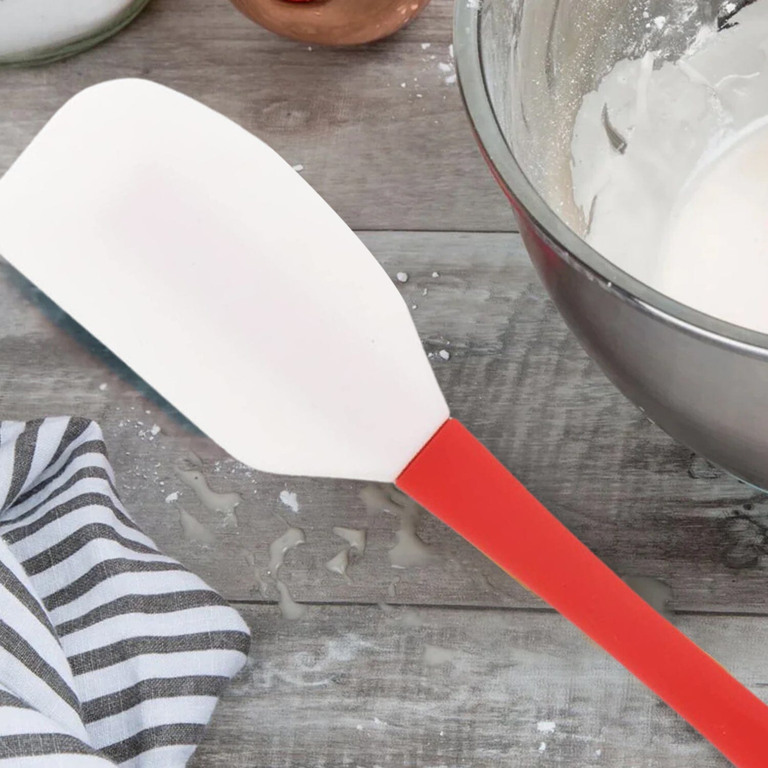 2-in-1 Silicone One Tablespoon Cookie Scoop and Spatula to Stir, Fold, Scrape __stock:1000 Kitchen & Dining refund_fee:1200